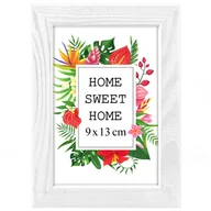 Ramki na zdjęcia - Ramka Na Zdjęcia 9X13 Cm, Drewniana W Kolorze Białym - miniaturka - grafika 1