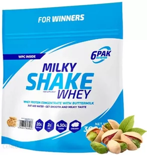 6PAK - Odżywka białkowa Milky Shake Whey Pistacja Ice - Odżywki białkowe - miniaturka - grafika 1