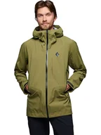 Kurtki i kamizelki sportowe męskie - Black Diamond Kurtka funkcyjna "Highline" w kolorze khaki - miniaturka - grafika 1