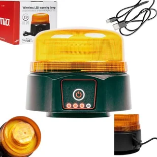 BEZPRZEWODOWA LAMPA OSTRZEGAWCZA AMIO KOGUT LED AKUMULATOR R65 R10 12V 24V - Akcesoria motoryzacyjne BEZPRZEWODOWA LAMPA OSTRZEGAWCZA AMIO KOGUT LED AKUMULATOR R65 R10 12V 24V - Akcesoria motoryzacyjne - miniaturka - grafika 1