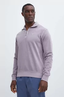 Bluzy męskie - adidas Originals bluza bawełniana męska kolor różowy gładka IS1745 - grafika 1