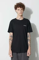 Koszulki męskie - Columbia t-shirt męski kolor czarny z nadrukiem - miniaturka - grafika 1
