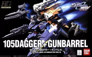 Bandai 105Dagger + Gunbarrel Bandai 4573102568137 - Modele do sklejania - miniaturka - grafika 1