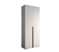 Szafy - Szafa ubraniowa garderoba z półkami INOVA 1 1SZ biały+czarny - miniaturka - grafika 1