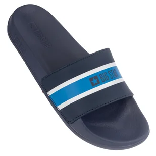 Klapki Damskie Big Star Granatowe JJ274649 37 Granatowy - Klapki i japonki damskie - miniaturka - grafika 1