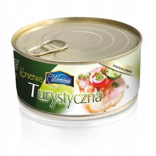 WERBLIŃSKI Konserwa Wieprzowina MIĘSNA PUSZKA NAJWYŻSZA JAKOŚĆ SMAK 300G - Pasztet i przetwory mięsne - miniaturka - grafika 1