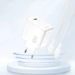 Ładowarka sieciowa Dudao A28 GaN 45W USB-C Szybka, Kompaktowa, Uniwersalna - Ładowarki do telefonów - miniaturka - grafika 1