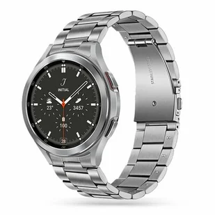 Tech-Protect Pasek Stainless do Galaxy Watch 4 40/42/44/46mm Srebrny - Akcesoria do smartwatchy - miniaturka - grafika 1