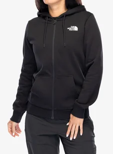 Bluza damska rozpinana The North Face Simple Dome Full Zip Hoodie - tnf black - Bluzy sportowe damskie - miniaturka - grafika 1