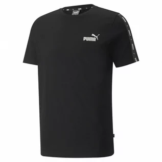 Koszulki sportowe męskie - Męski t-shirt PUMA ESS+ Tape Tee - grafika 1