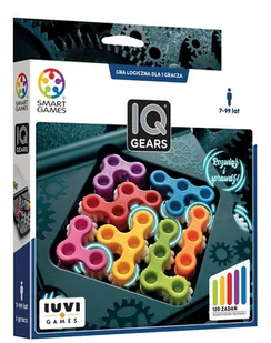 Smart Games Iq Gears (PL) Iuvi Games - gra - Łamigłówki - miniaturka - grafika 1