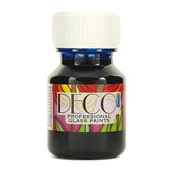 Farby i media malarskie - Witrażowa farba do szkła DECO 30 ml - niebieska - miniaturka - grafika 1