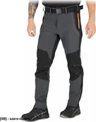 Odzież robocza - R.E.I.S. SLENDER-M - Spodnie ochronne do pasa męskie 2 kieszenie softshell 4-kierunkowy stretch 94% poliester 6% elastan membrana TPU polar 100% poliester 54 - miniaturka - grafika 1