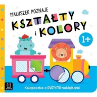Książki edukacyjne - Książeczka z dużymi naklejkami 1+ Agnieszka Bator - miniaturka - grafika 1