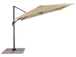 Schneider Parasol ogrodowy Valencia Grande, 280 x 280 cm (Naturalny) - Parasole ogrodowe - miniaturka - grafika 1