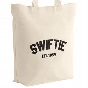 Torba bawełniana z dnem na zakupy 42x38x10 Taylor Swift Swiftie 1989 - Torby i wózki na zakupy - miniaturka - grafika 1