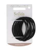 Ozdoby do włosów - Solida Haargummi schwarz, 5 cm, 12 Stk. Gumka do włosów 12 szt. - miniaturka - grafika 1