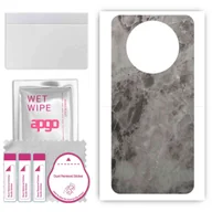 Szkła hartowane na telefon - Folia naklejka skórka strukturalna na TYŁ do Huawei Mate X3 -  Marmur Czarny - apgo SKINS - miniaturka - grafika 1