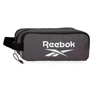 Reebok Boston Pokrowiec Trzyosobowy Szary 22x10x9 cms Poliester by Joumma Bags, Szary, 9x10x22 cms, Potrójne etui - Etui na dokumenty i karty - miniaturka - grafika 1