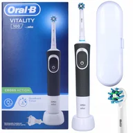 Szczoteczki do zębów - SZCZOTECZKA ORAL-B VITALITY D100 CROSSACTION CZARN - miniaturka - grafika 1