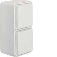 Gniazdka elektryczne - Berker W.1 Berker Gniazdo SCHUKO 2P+Z 2-kr pionowe, kompletne, IP55, biały - miniaturka - grafika 1