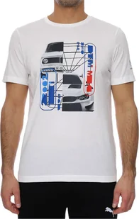 Puma Puma BMW Motorsport Graphic Tee 531194-02 białe XS - Koszulki męskie - miniaturka - grafika 1