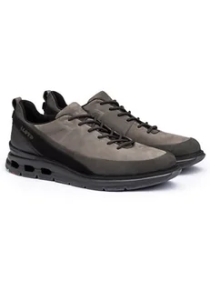 LLOYD Skórzane sneakersy "Marduk" w kolorze szarobrązowo-czarnym - Trampki męskie - miniaturka - grafika 1