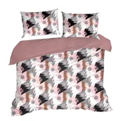 Pościel - Komplet pościeli z mikrowłókna, Aura, świąteczny, 160X200 70X80/X2, Eurofirany - miniaturka - grafika 1