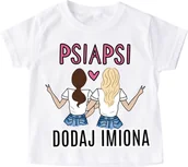 Koszulki dla dziewczynek - koszulki dla przyjaciółek - miniaturka - grafika 1