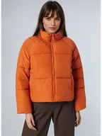 Kurtki damskie - Monki Kurtka pikowana w kolorze pomarańczowym - miniaturka - grafika 1