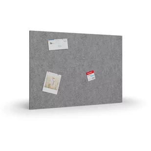 Tablica akustyczna 120x80 cm, szara - Inne meble biurowe - miniaturka - grafika 1