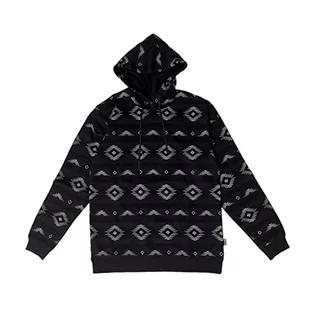 Hurley Męska bluza polarowa M Oceancare z kapturem, szara Sioux Combo, M, Szary Sioux Combo, M - Bluzy męskie - miniaturka - grafika 1