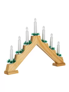 Profiline Dekoracyjna lampa LED w kolorze brązowym - 42,5 x 32 x 4,5 cm - Ozdoby bożonarodzeniowe - miniaturka - grafika 1