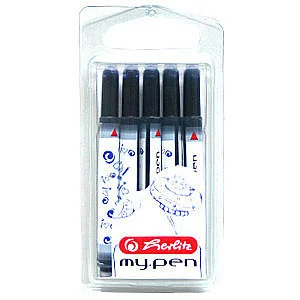 HERLITZ NABOJE DO PIÓRA MY PEN 5 SZT DŁUGIE - Naboje i atramenty - miniaturka - grafika 1