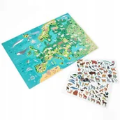 Gry planszowe - Gdzie oni żyją? Zwierzęta europy + gra Kidea Derform - gra - miniaturka - grafika 1