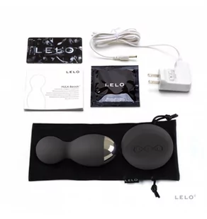 Lelo Hula Beads Black - Kulki gejszy - miniaturka - grafika 2