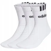 Skarpetki męskie - Skarpety adidas 3-Stripes Linear Half-Crew Cushioned 3p HT3437 34-36 - miniaturka - grafika 1