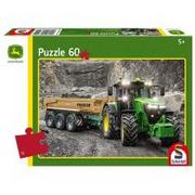 Puzzle - Schmidt Spiele Puzzle 56314 John Deere Traktor 7310R, 60 części puzzle dziecięce, kolorowe - miniaturka - grafika 1