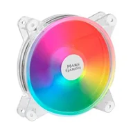 Chłodzenie procesora - MARSGAMING MFD, wentylator 120 mm RGB, wyjątkowo cichy 14 dB, Molex, przezroczysty - miniaturka - grafika 1