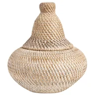 Kosze wiklinowe - Kosz rattanowy naturalny BILA - miniaturka - grafika 1