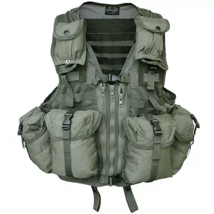 Mil-Tec Kamizelka Modularna Olive 10712101 - Akcesoria myśliwskie - miniaturka - grafika 1