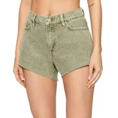 Spodenki damskie - Spodenki damskie Guess Manila zielone szorty jeansowe-W28 - miniaturka - grafika 1