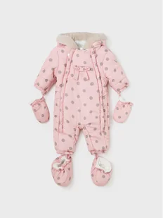 Mayoral Kombinezon zimowy 2.664 Różowy Regular Fit - Kombinezony dla dzieci - miniaturka - grafika 1