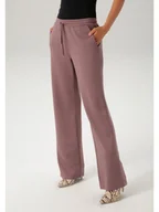 Spodnie damskie - Aniston Spodnie w kolorze szaroróżowym - miniaturka - grafika 1