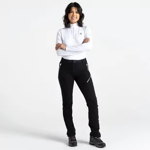 Dare 2b - Damskie Spodnie Trekkingowe Softshell Melodic Pro Czarny, Rozmiar: 42R - Spodnie damskie - miniaturka - grafika 1