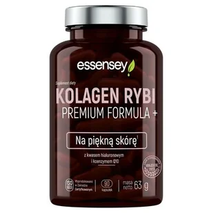 Essensey, Kolagen rybi Premium Formula+, Suplement diety, 90 kapsułek - Witaminy i minerały - miniaturka - grafika 1