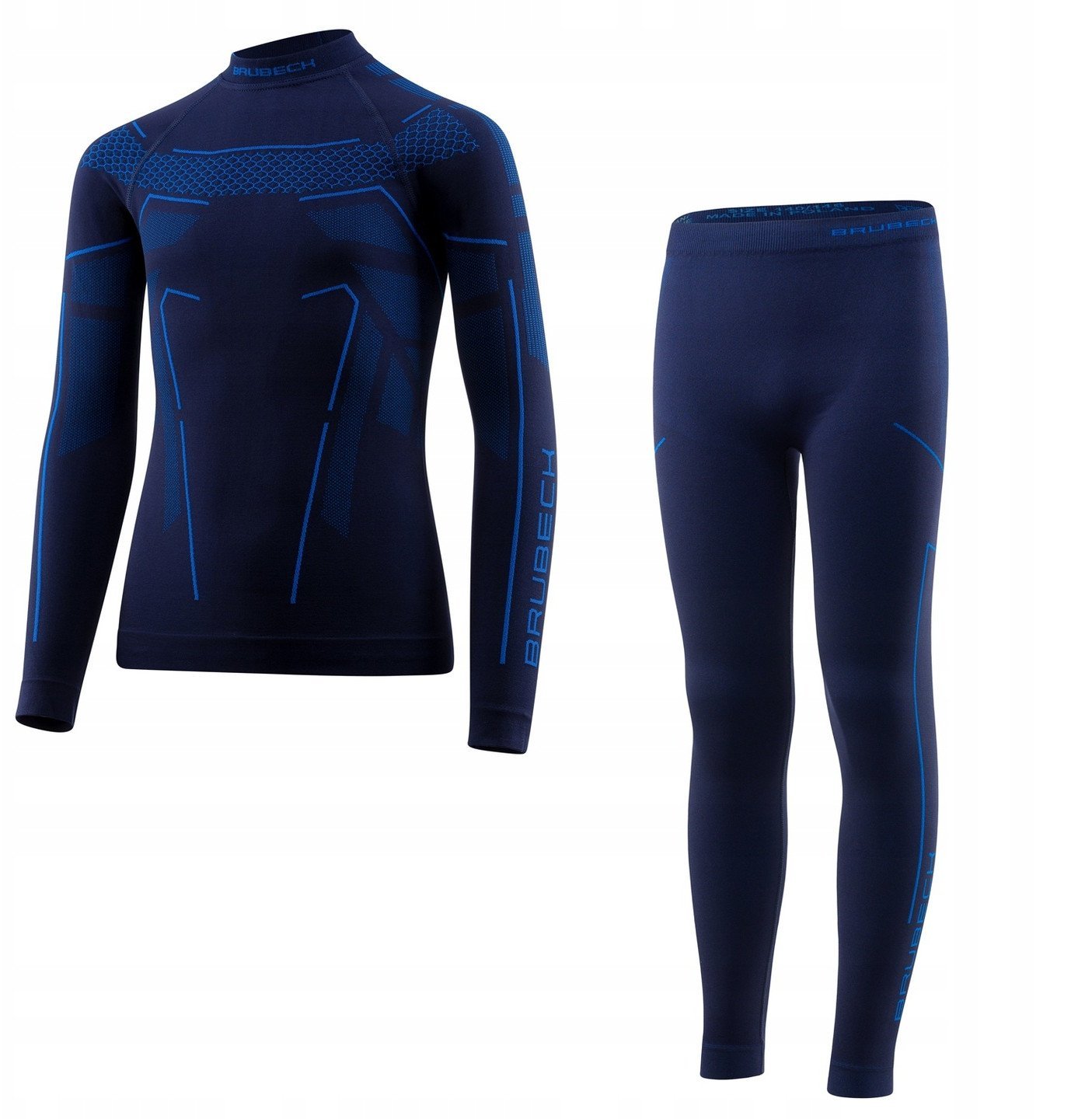 LS1612J Bluza dziecięca THERMO JUNIOR granatowy/niebieski 128/134