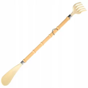 Łyżka do butów długa dwustronna z drapaczką 50 cm - Pokrowce na ubrania - miniaturka - grafika 1