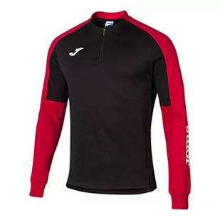 Joma Męska bluza Eco Championship Sweatshirt, czarna/czerwona, XXXXS - Bluzy męskie - miniaturka - grafika 1