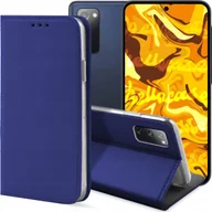 Etui i futerały do telefonów - ETUI Z KLAPKĄ DO SAMSUNG GALAXY S20 FE / 5G GRANATOWE ZAMYKANE MAGNETYCZNE - miniaturka - grafika 1